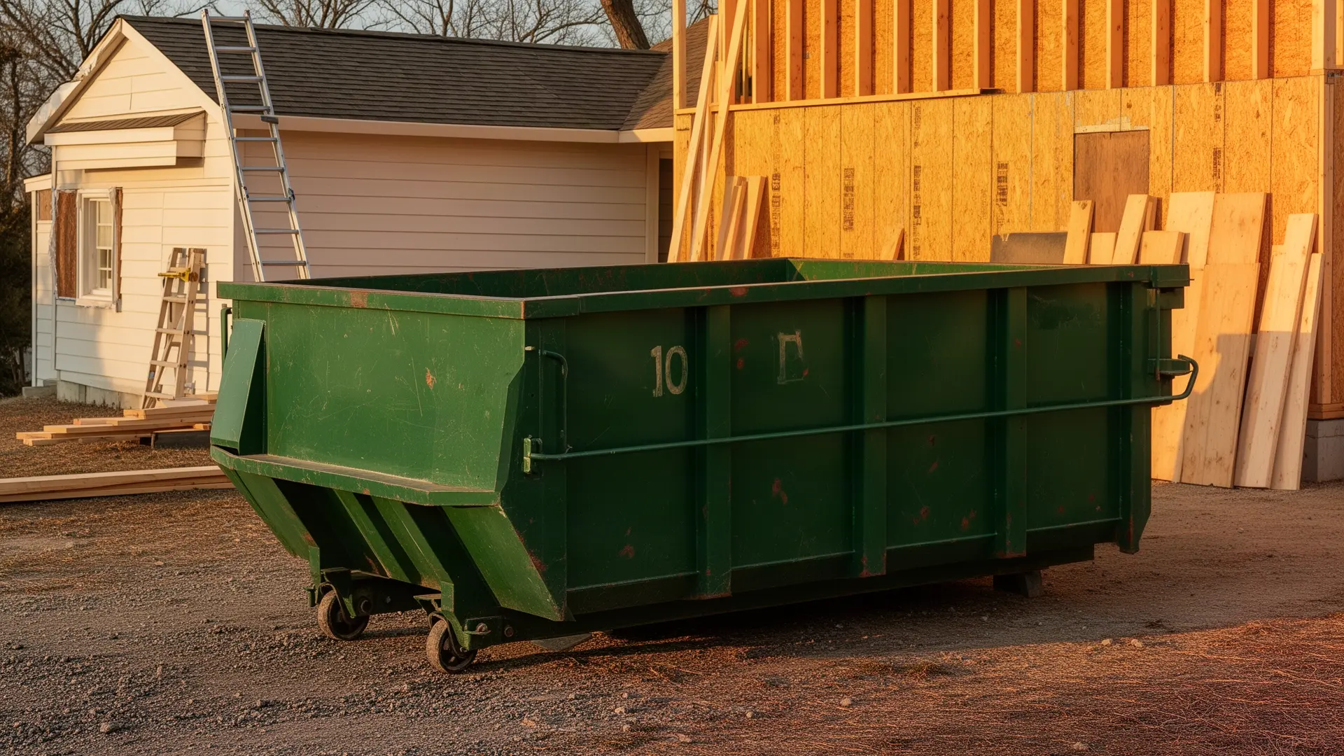Roll-off dumpster from Kemby & Son Dumpster Rental in Memphis, TN